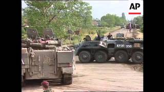 KOSOVO RUSSIAN TROOPS STANDOFF WITH KFOR TROOPS [upl. by Suiravat160]