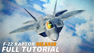 F22 Raptor Release and Full TutorialGuide  Digital Combat Simulator  DCS [upl. by Hertha585]