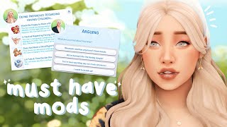 must have sims 4 mods that improve amp add realistic gameplay ♡ [upl. by Thia]