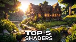 TOP 5 Minecraft Shaders 2024  RTX 4080 [upl. by Saxen]