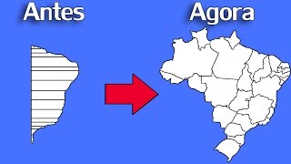 Evolução do Território Brasileiro [upl. by Ahsenauj178]