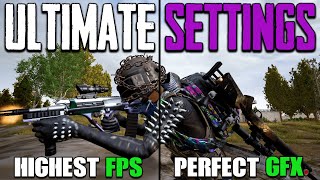 ULTIMATE PUBG SETTINGS GUIDE 2025  HIGHEST FPS BEST GRAPHICS  FULL COMPARISON  PUBG FREE TO PLAY [upl. by Introk]