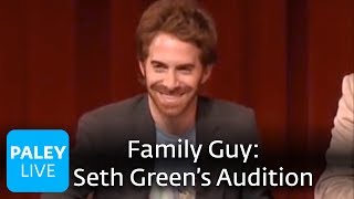 Family Guy  Seth Greens Audition [upl. by Ignacius]