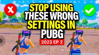 Best PUBG Settings That Make You Pro  PUBG Mobile  BGMI [upl. by Eendyc967]