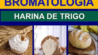 BROMATOLOGIA HARINA DE TRIGO OBTENCION [upl. by Eecyac545]