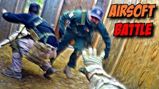 EXTREMELY INTENSE Airsoft Fight 💥 [upl. by Felipa]