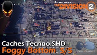 The Division 2  Caches Techno SHD  Foggy Bottom 55 [upl. by Aylmer949]