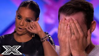 Mel B FIGHTS BACK TEARS After PASSIONATE And EMOTIONAL Audition  X Factor Global [upl. by Sibilla689]