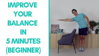 5Minute Balance Workout for Seniors  Boost Your Stability [upl. by Elman]