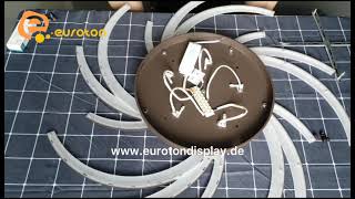 LED Deckenlampe 2042 Serie Montage Anleitung Eurotondisplaycom [upl. by Adnana694]