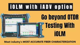 EXFO OTDRs iOLM with iADV option INVAS Technologiesotdr live fiber testingReal OTDR Testing [upl. by Nylra]