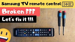 Repairing A Samsung Tv Remote Control [upl. by Namron752]