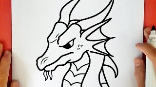 COMMENT DESSINER UN DRAGON [upl. by Lenahs]