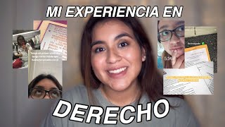 Â¿CÃ“MO ES ESTUDIAR DERECHO MI EXPERIENCIA Y CONSEJOS  Valeria Herrera [upl. by Hinch177]