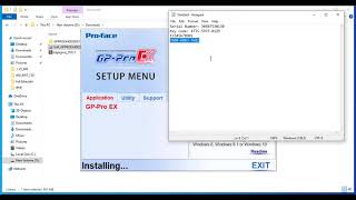 How to install GP Pro EX  HMI proface [upl. by Htaras]