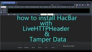 New Hackbar modified by PhHitachi  LiveHTTPHeader amp TamperData [upl. by Massie]