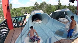 Downhill Double Dipper Water Slide at Disneys Blizzard Beach [upl. by Khorma443]