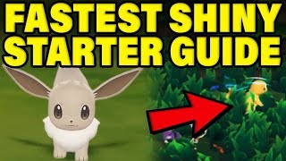 FASTEST SHINY STARTER POKEMON GUIDE Pokemon Lets Go Shiny Pokemon Guide [upl. by Silma]