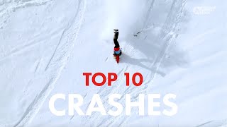 FREERIDE WORLD TOUR  TOP 10 CRASHES ALL TIME [upl. by Hsiekal]