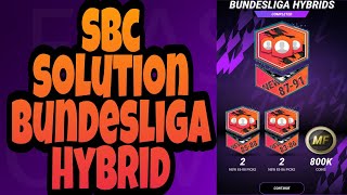 SBC SOLUTION BUNDESLIGA HYBRID IN MADFUT 22 [upl. by Davidde]