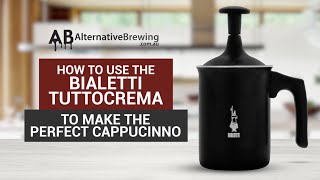 How to Use the Bialetti Tuttocrema Milk Frother [upl. by Gautea293]