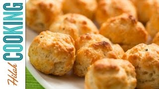 How to Make Gougères Cheese Puffs  Hilah Cooking [upl. by Swisher]