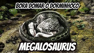 TENTANDO ACHAR UM MEGALOSAURUS ARK MOBILE [upl. by Oneil]