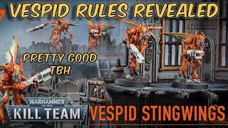 Vespid Stingwing Kill Team RULES REVEALED [upl. by Lolanthe]