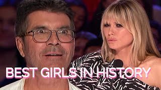 TOP 5 BEST FEMALE Auditions OF ALL TIME Americas Got Talent [upl. by Chelton]