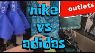 NIKE VS ADIDAS OUTLET [upl. by Atterbury]