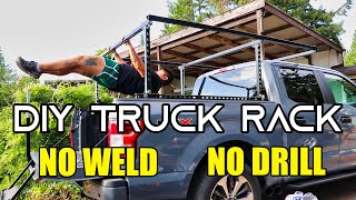 How to Build a TRUCK RACK  DIY  Made From Unistrut [upl. by Noswad]