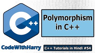 Polymorphism in C  C Tutorials for Beginners 54 [upl. by Atalie684]