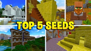 TOP 5 SEEDS for MINECRAFT 1122 [upl. by Mather968]