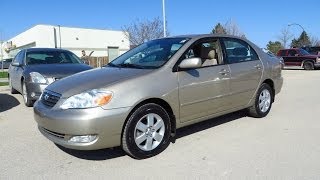 2006 Toyota Corolla LE Review Start Up and Walkaround [upl. by Indys]