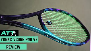 Yonex VCORE Pro 97 Racket Review [upl. by Ahsekar340]