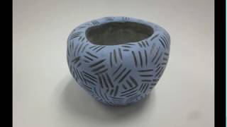 Ceramics Basic Underglaze Sgraffito [upl. by Welton704]