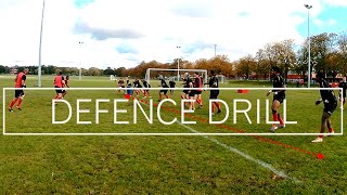 RUGBY UNION DEFENSIVE SHAPE SESSION [upl. by Nosylla]