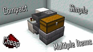 The Ultimate Simple Compact MultiItem Item Sorter Minecraft Tutorial AutomaticExpandable116 [upl. by Assirram]