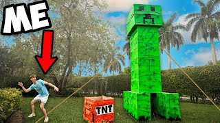 I Built a Real Life Minecraft Creeper [upl. by Airekal]