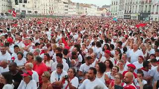 Fêtes de Bayonne 2019  le quotSalut Bayounequot par lHarmonie bayonnaise à louverture [upl. by Morgun882]