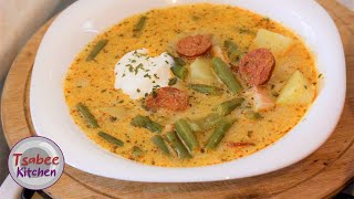 Hungarian green bean soup recipe [upl. by Aldos590]