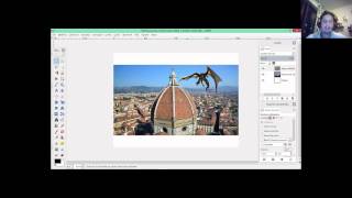 COME UNIRE 2 IMMAGINI CON GIMP  TUTORIAL 2 [upl. by Broucek]