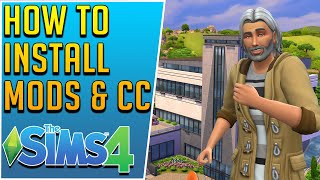 How to Install Mods and CC in The Sims 4 Step by Step Tutorial  Carls Guide [upl. by Eilrebma]