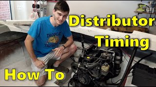 Mercruiser Engine Distributor Timing [upl. by Erinn]