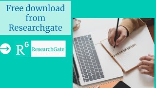 How to download Research Artciles from ResearchGate Free [upl. by Carlson222]