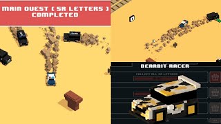 Smashy Road Wanted 2  quot SR LETTERS quot Main Quest Completed  quot BEARBIT RACER quot Car Unlocked [upl. by Latsirk]