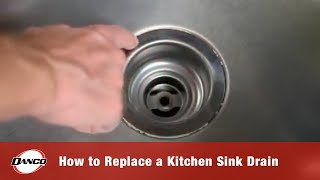 How to Replace a Kitchen Sink Drain [upl. by Vernor]