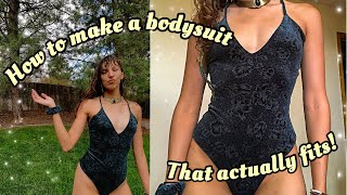 How to make a bodysuit that ACTUALLY FITS [upl. by Ibmat577]