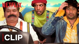 Dhamaal Funny Scene  Mr Iyer Drops Javed Jaffrey amp Arshad Warsi  Netflix India [upl. by Ahsikad568]