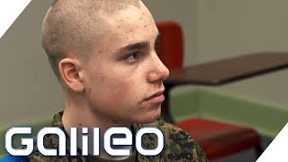 Schüleraustausch extrem Basti in der Military Academy  Galileo  ProSieben [upl. by Godric]